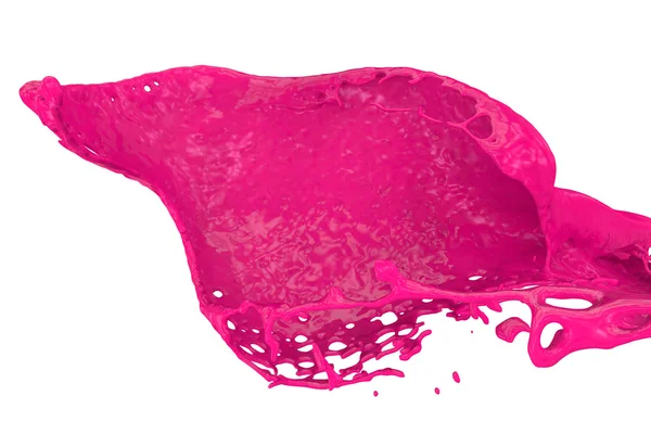 Cor salpicante em rosa — Fotografia de Stock