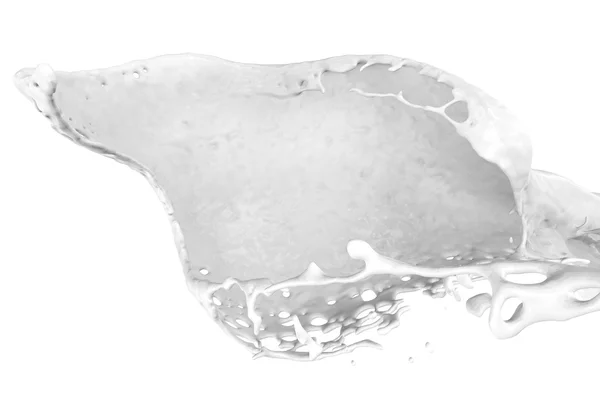 Splashing color in white — Stock Photo, Image