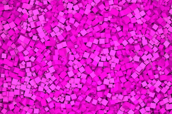 Кубики в рожевому — стокове фото