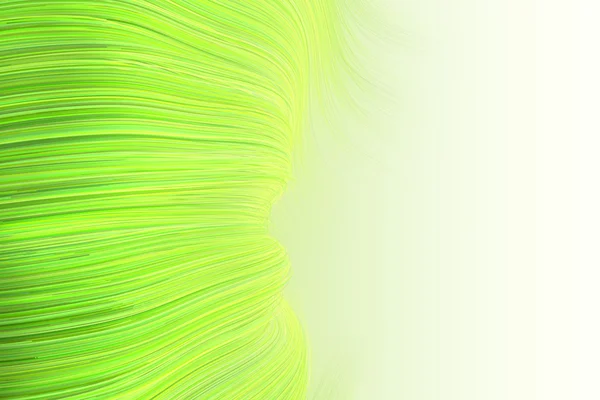 Fundo de linhas onduladas em verde — Fotografia de Stock