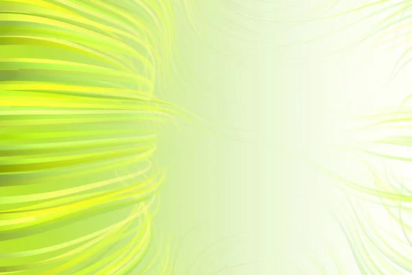 พื้นหลังของเส้นคลื่นในสีเขียว สีเหลือง — ภาพถ่ายสต็อก