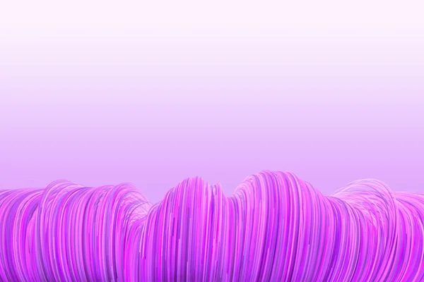 ピンクの紫色の波線の背景 — ストック写真