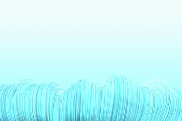 พื้นหลังของเส้นคลื่นในสีเทอร์ควอยส์ — ภาพถ่ายสต็อก