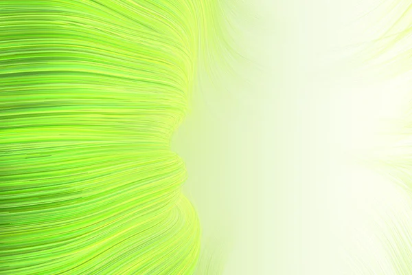 Fundo de linhas onduladas em verde néon — Fotografia de Stock