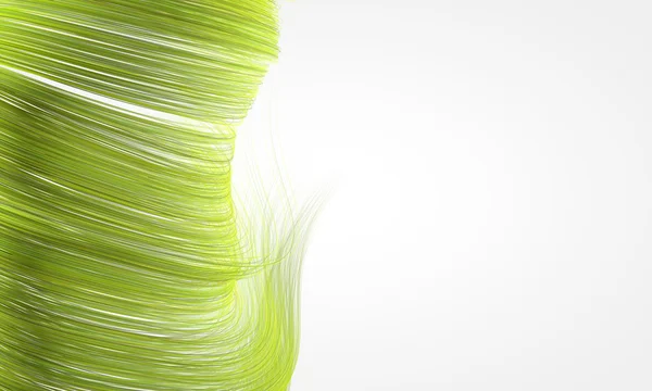 Sfondo di linee ondulate in verde — Foto Stock