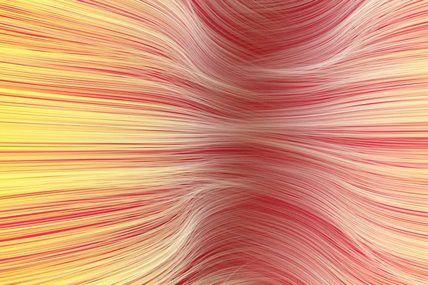 Bakgrunn for bølgete linjer i gulrødt – stockfoto