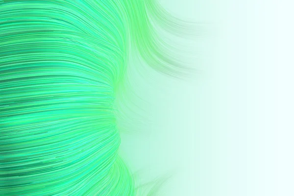 Background of wavy lines in green Stock Picture