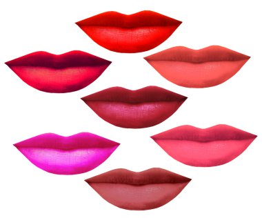 Women's lips clipart