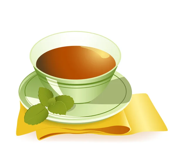 お茶の杯 — ストックベクタ