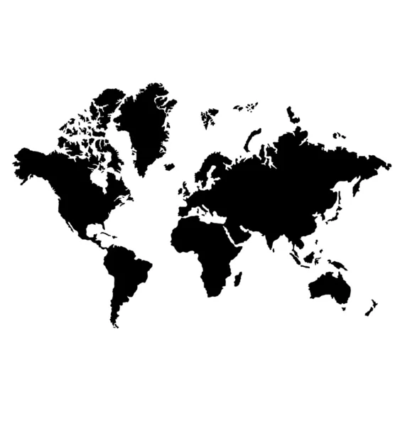Dünya haritası — Stok Vektör