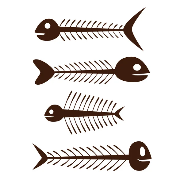Fischskelett — Stockvektor