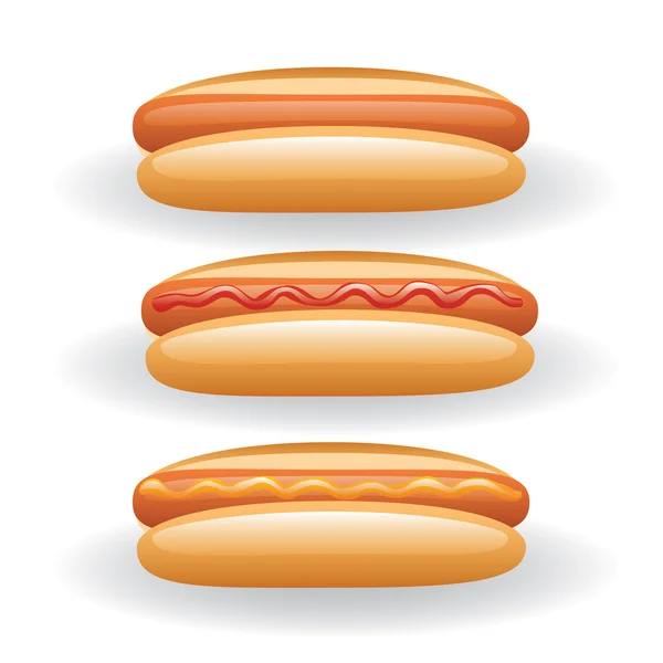 Hotdog — Stok Vektör