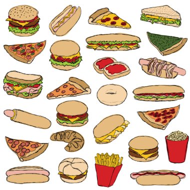 Fast food clipart