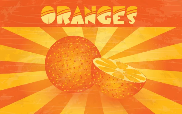 Апельсини — стоковий вектор