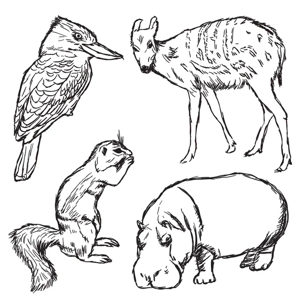 Animales — Archivo Imágenes Vectoriales