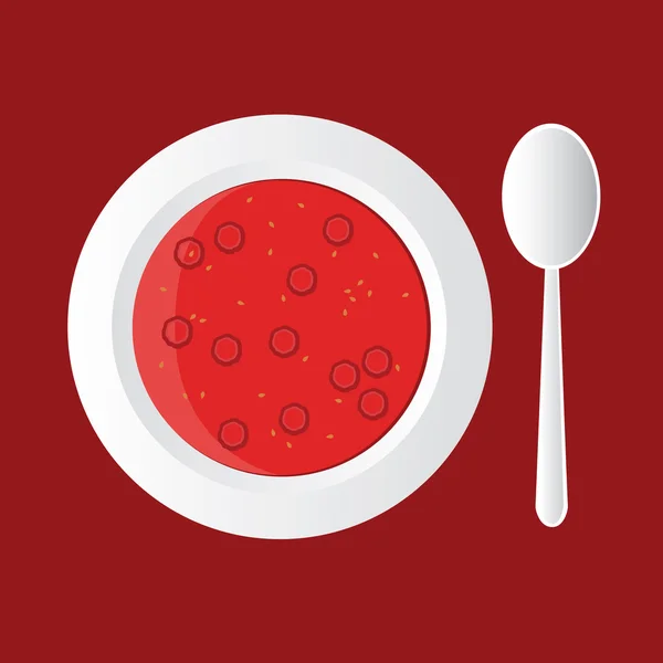 Soupe au piment — Image vectorielle