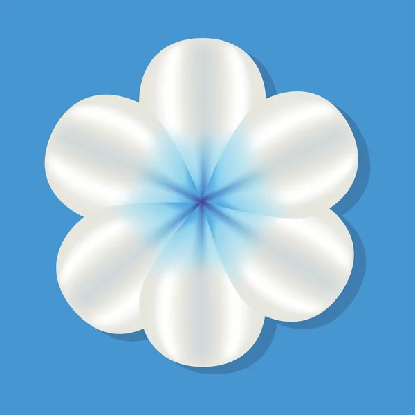 Μπλε λουλούδι — Διανυσματικό Αρχείο