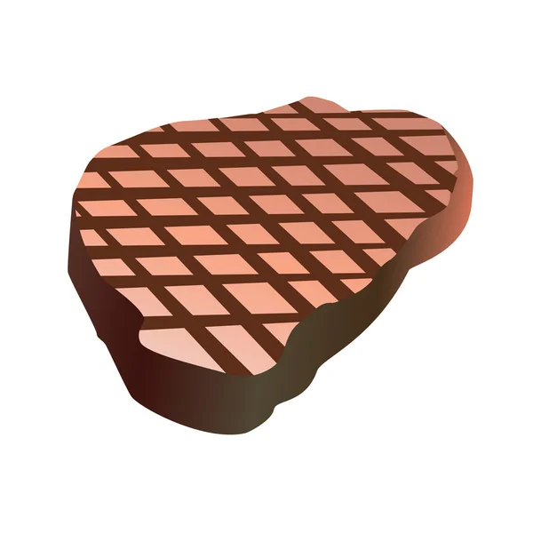 Un steak — Image vectorielle
