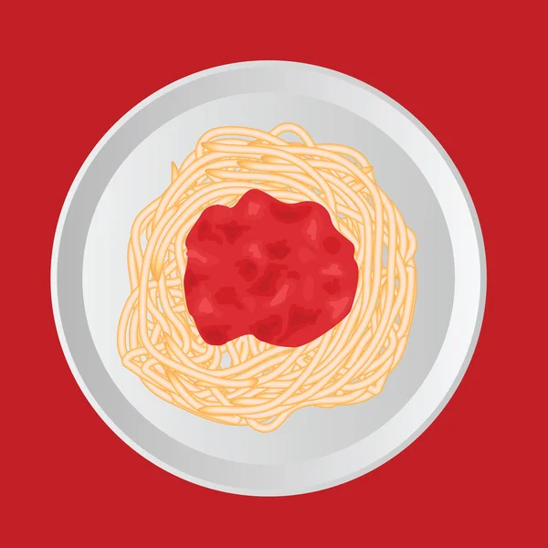 Spaghettis — Image vectorielle