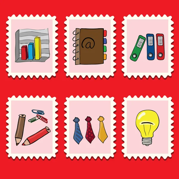 商业邮票 — 图库矢量图片