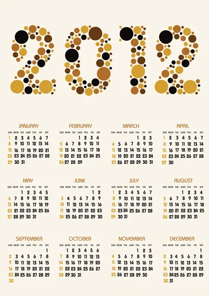 Kalender — Stockvektor