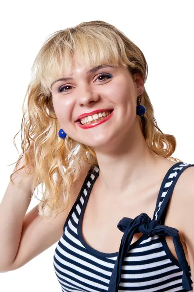 Portrait attractive blonde — Stock Photo, Image
