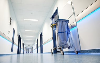 Hospital corridor clipart