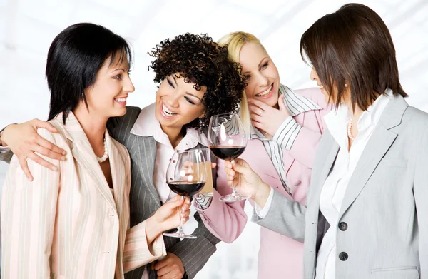 Bussinesswomen team celebrating — Stock Photo, Image