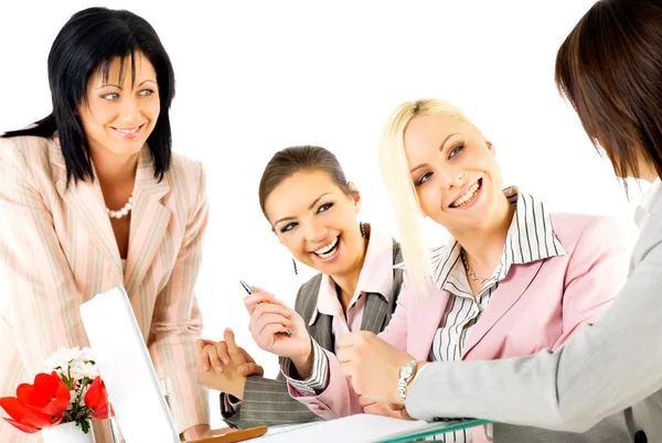 Mulheres de negócios que trabalham — Fotografia de Stock