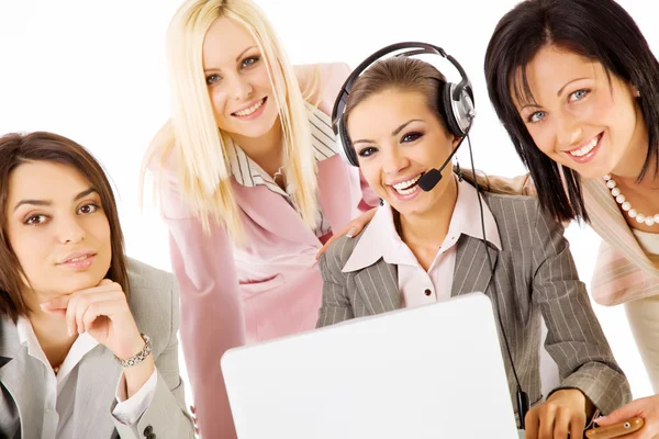 Vrouwelijke ondernemers team glimlachen — Stockfoto