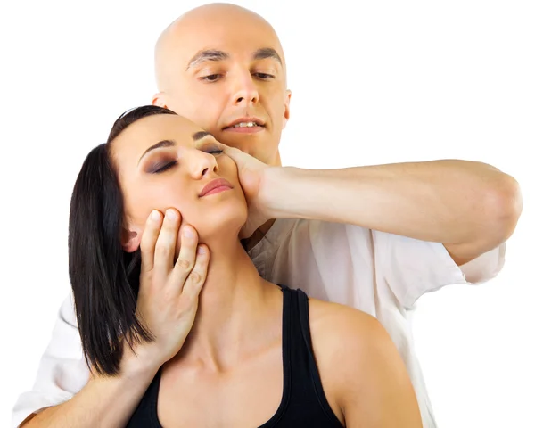 Massaggio tailandese al collo — Foto Stock