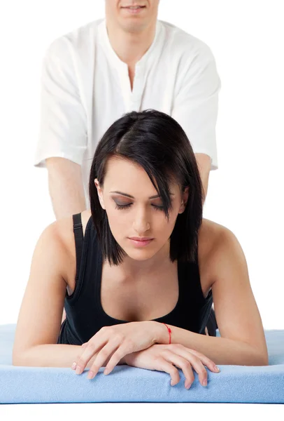 Woman thai massage — Stock Photo, Image