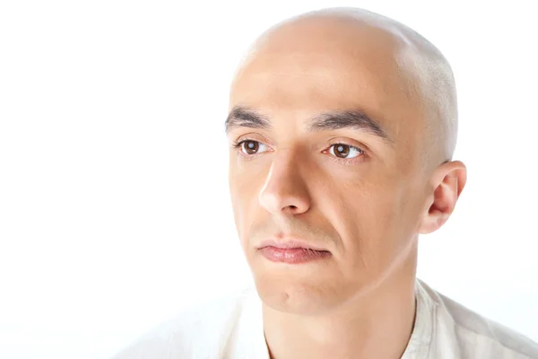 Porträt eines glatzköpfigen Mannes — Stockfoto