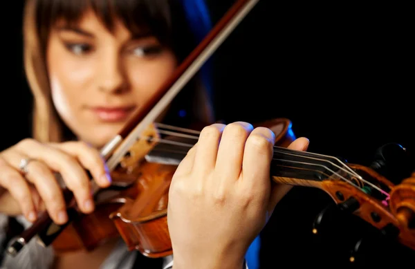 stock image Blurred female violinist