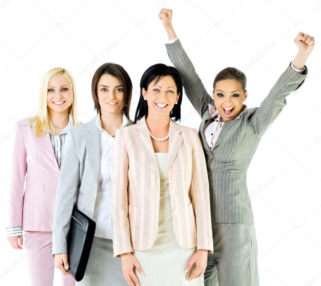 Successful businesswomen team