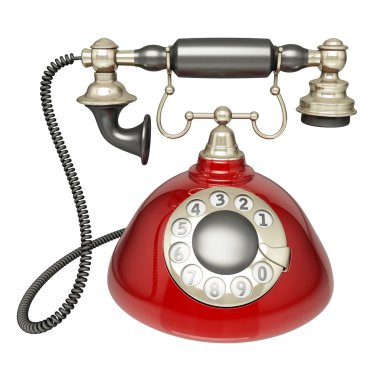 Old phone clipart