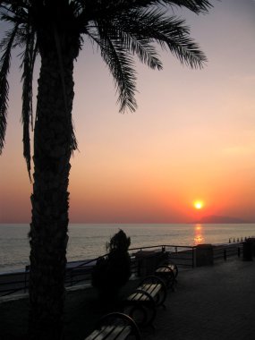 Sunset bulvarında bir deniz