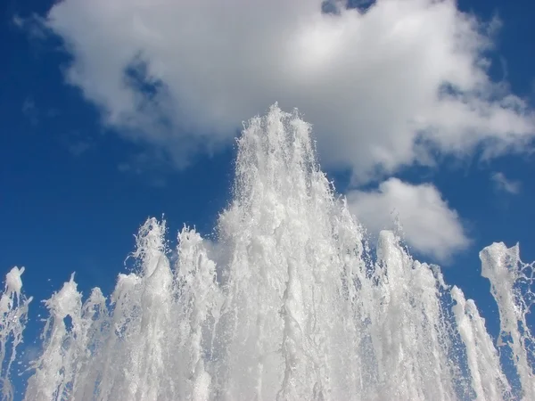 stock image Fountain at the sky