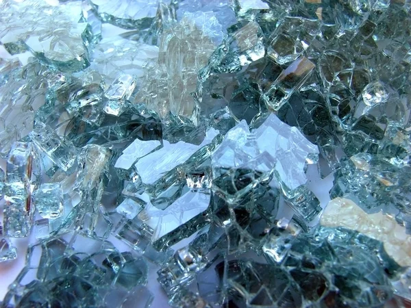Broken glass background texture — Stock Photo, Image