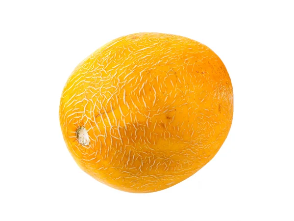 Melone intero isolato su bianco — Foto Stock