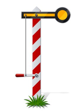 Railroad semaphore clipart