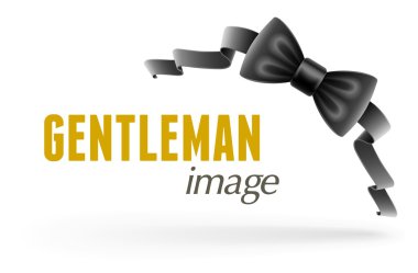 Black bow tie clipart