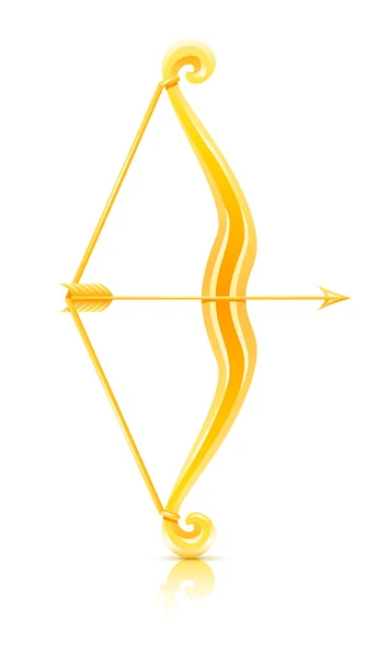 Arc avec flèche — Image vectorielle
