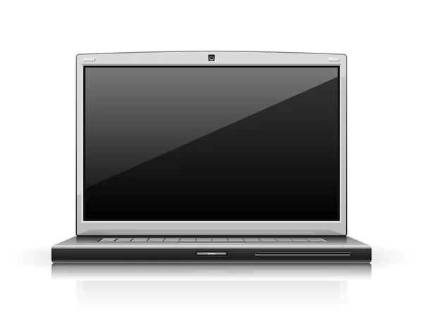 Laptop moderner Computer — Stockvektor