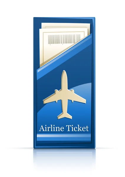 Airline ticket — Stock Vector