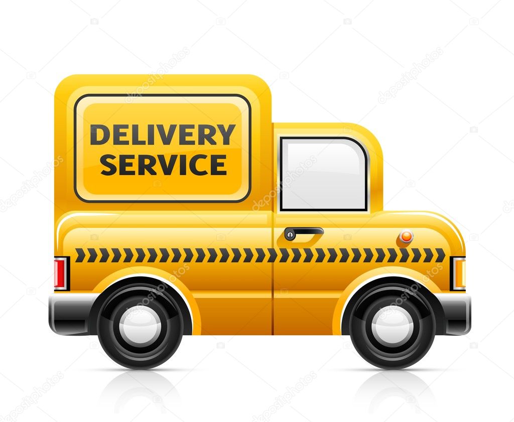 Delivery service car