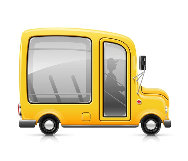 Bus jaune — Image vectorielle