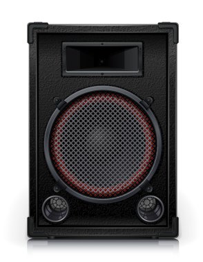 Musical speaker clipart