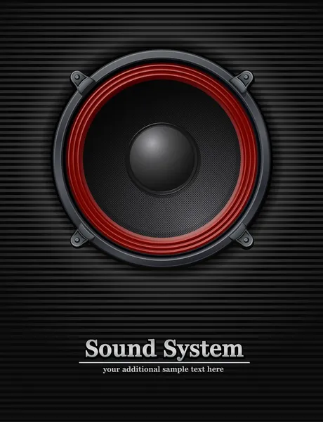 Sound loud speaker — Stock Vector