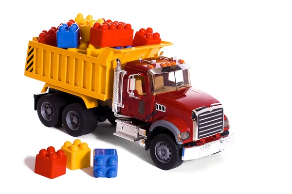 Brinquedo caminhão basculante — Fotografia de Stock